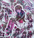 Vampire ghoul sticker