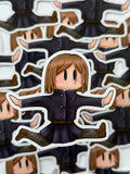 Jumping sorcerer sticker (hammer)