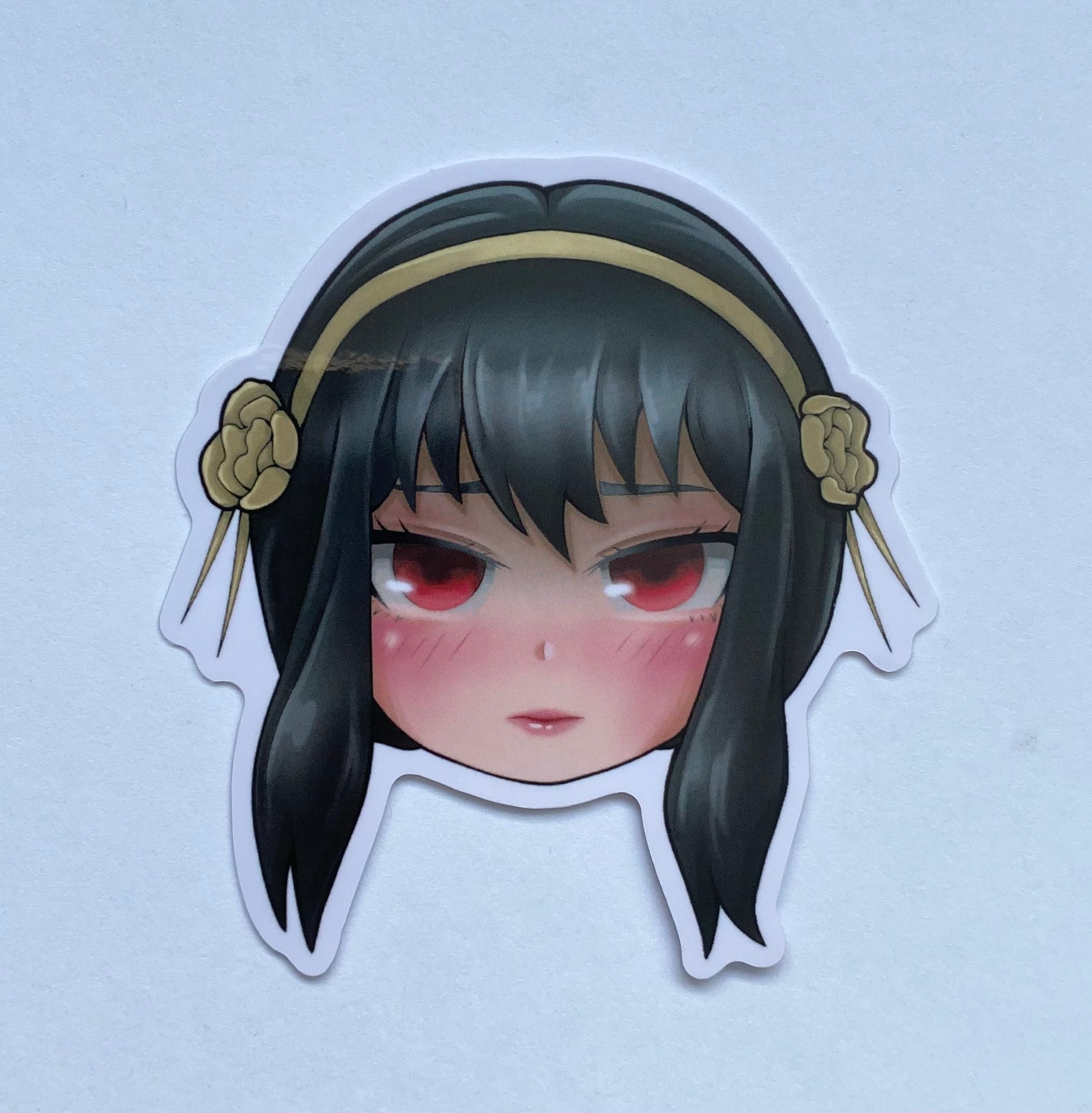Assassin girl sticker (focused)