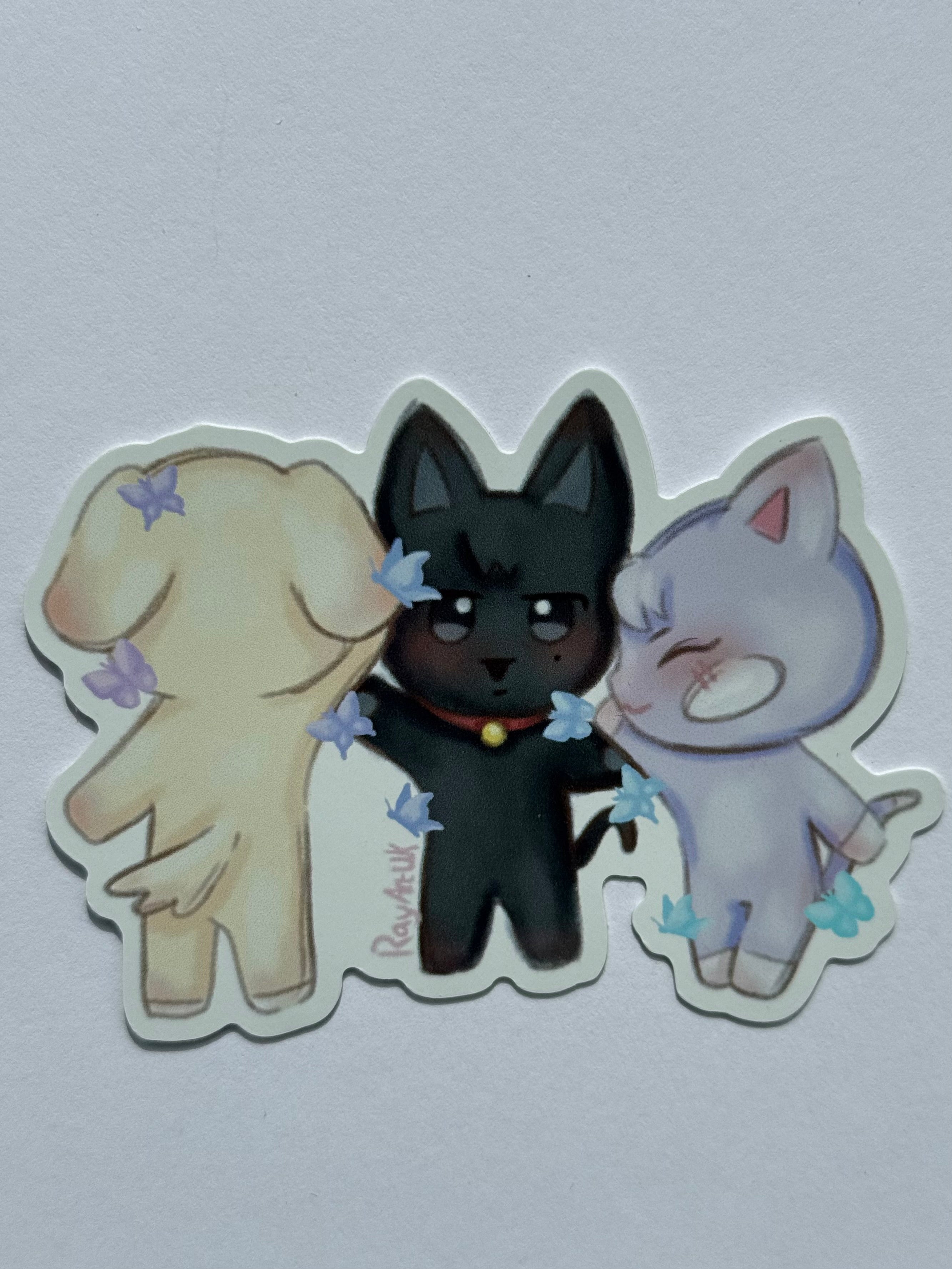 Kpop animal stickers