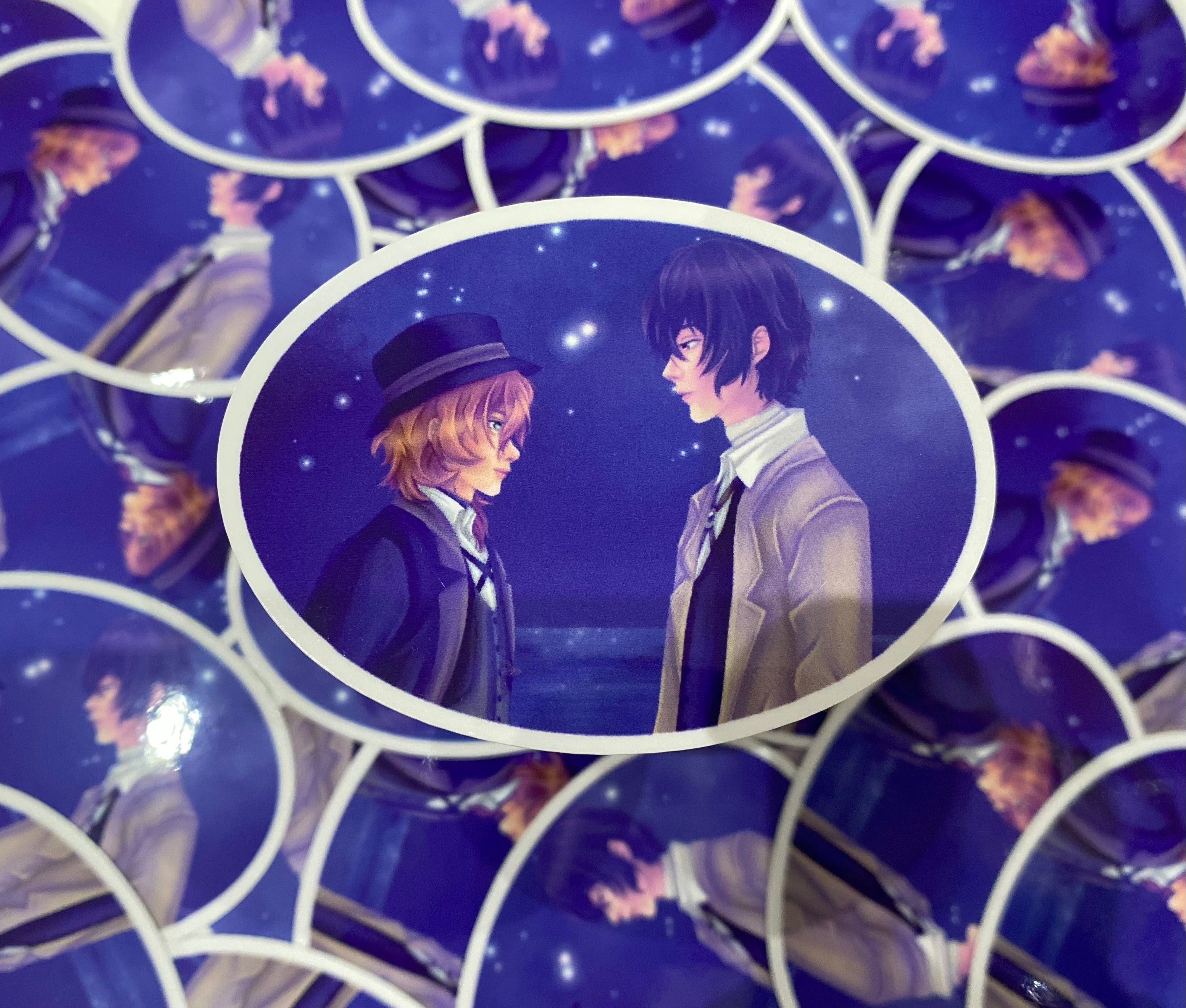Double black sticker