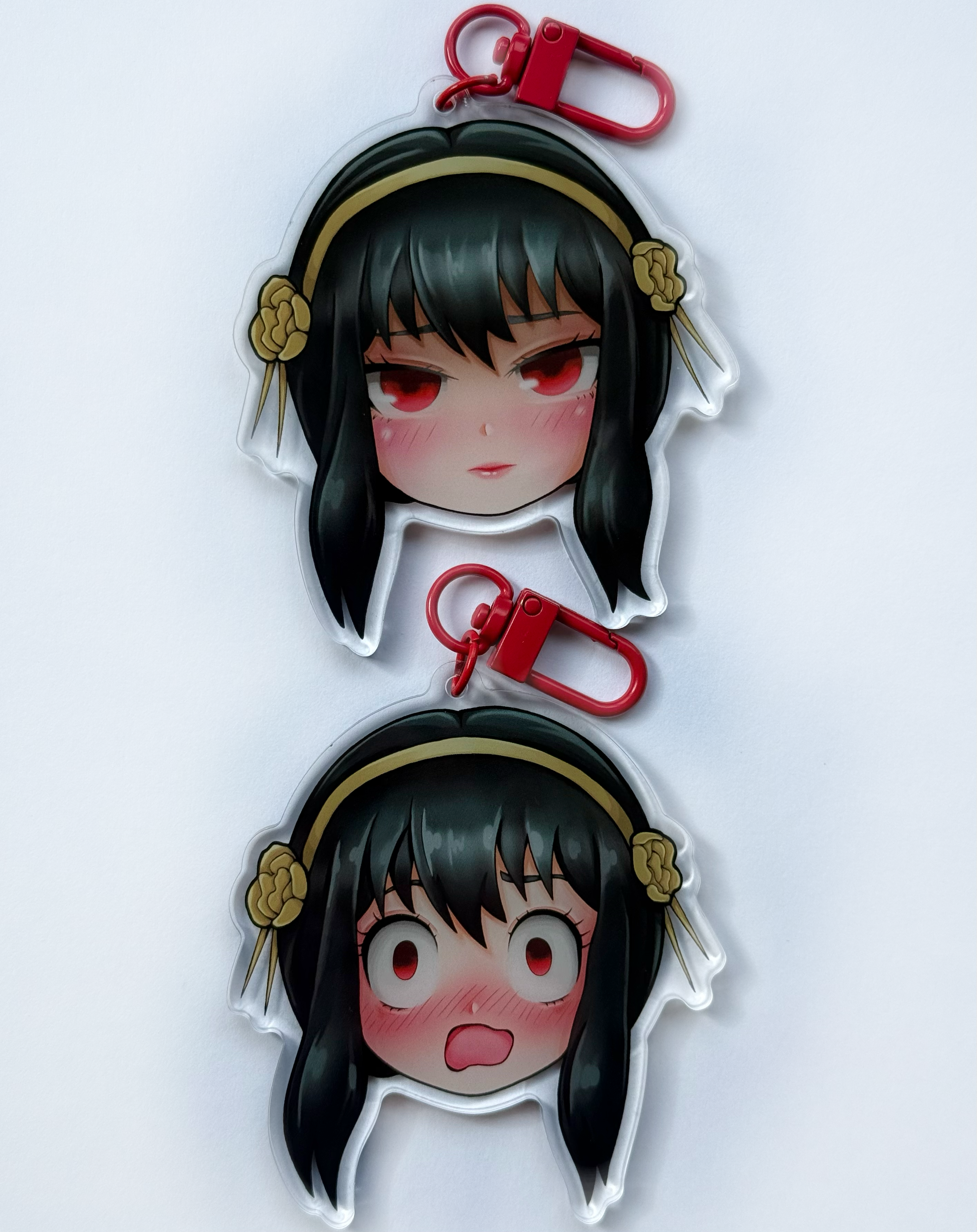 Assassin girl keyrings
