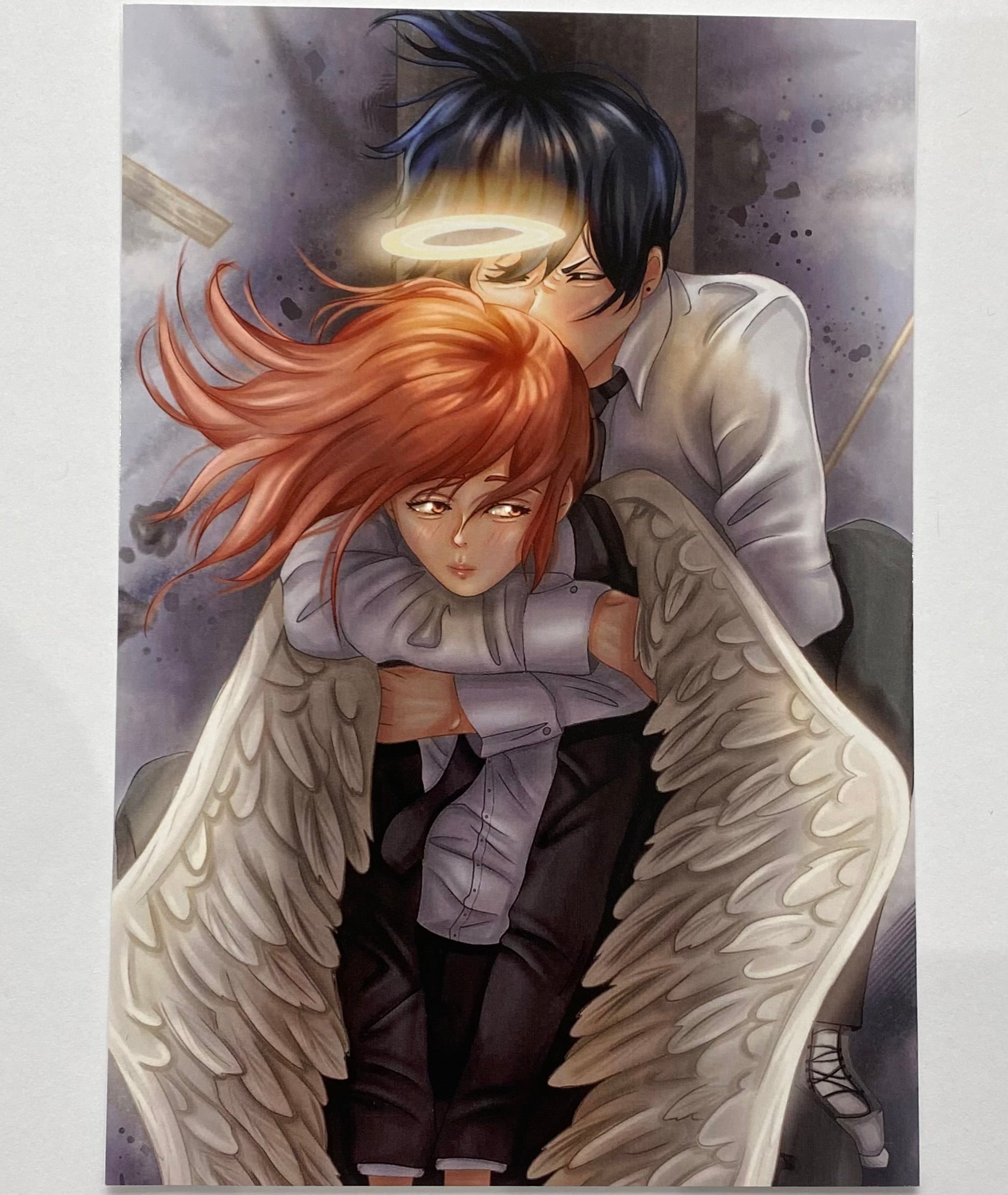 Angel and devil print