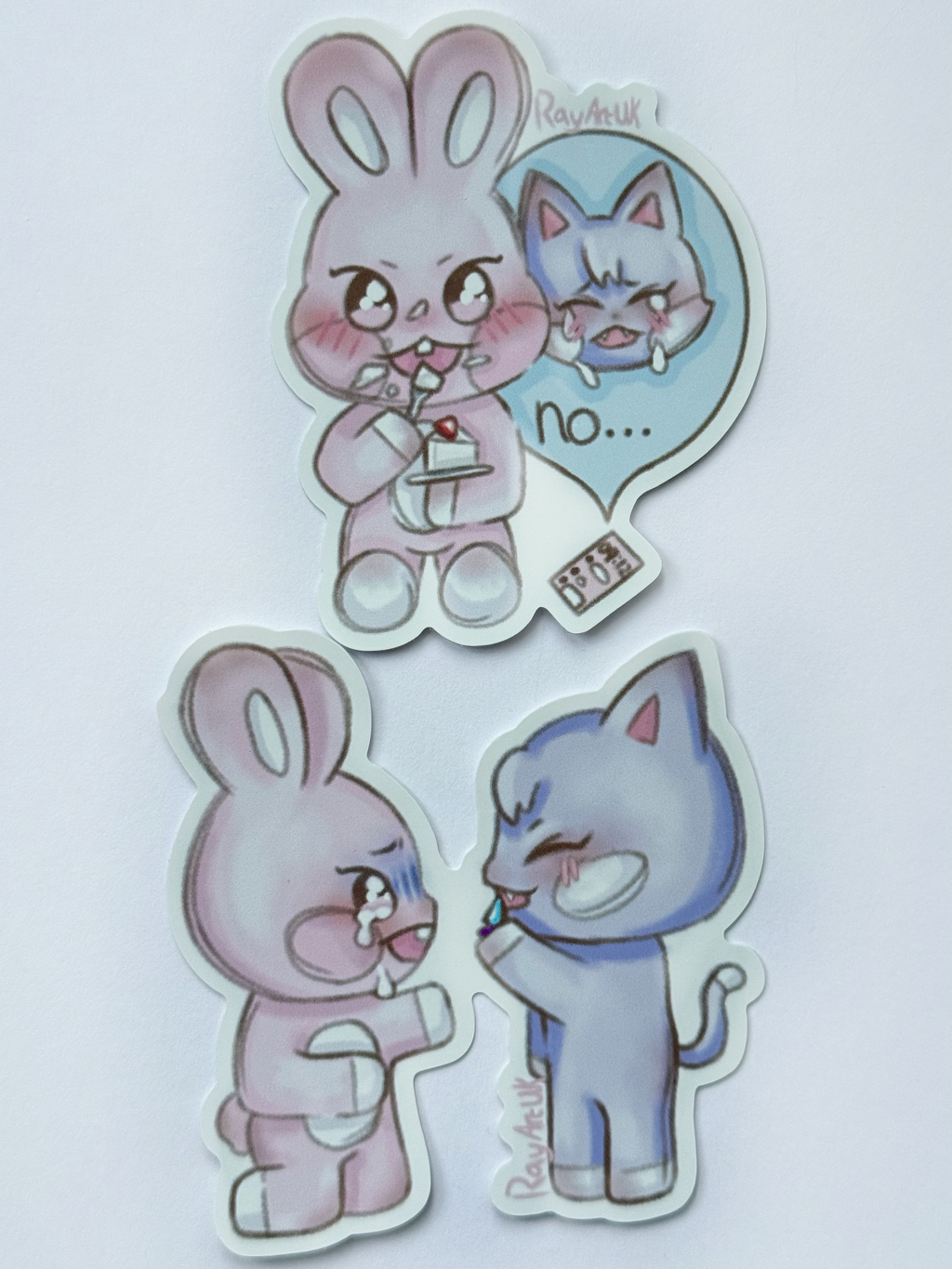 Kpop animal stickers (the strawberry cake saga)