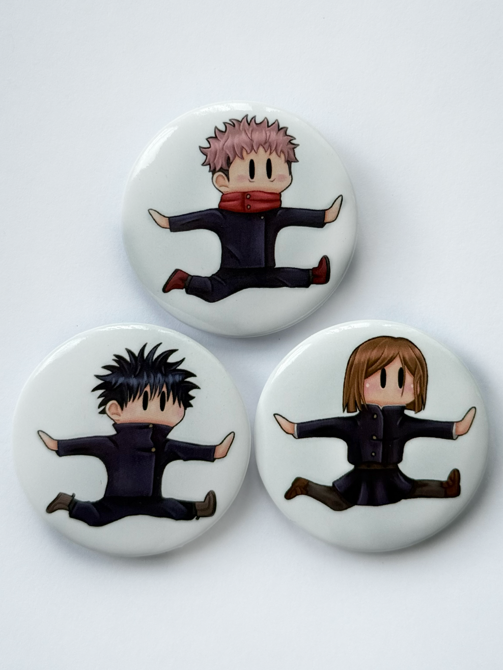 Jumping sorcerer 1st year button badges