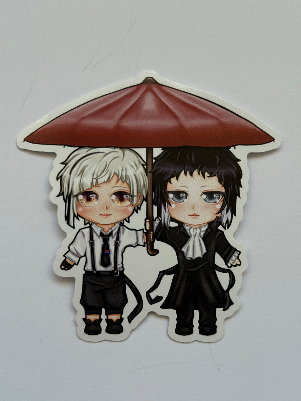 Weretiger and vampire sticker