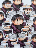 Jumping sorcerer sticker (worm guy)