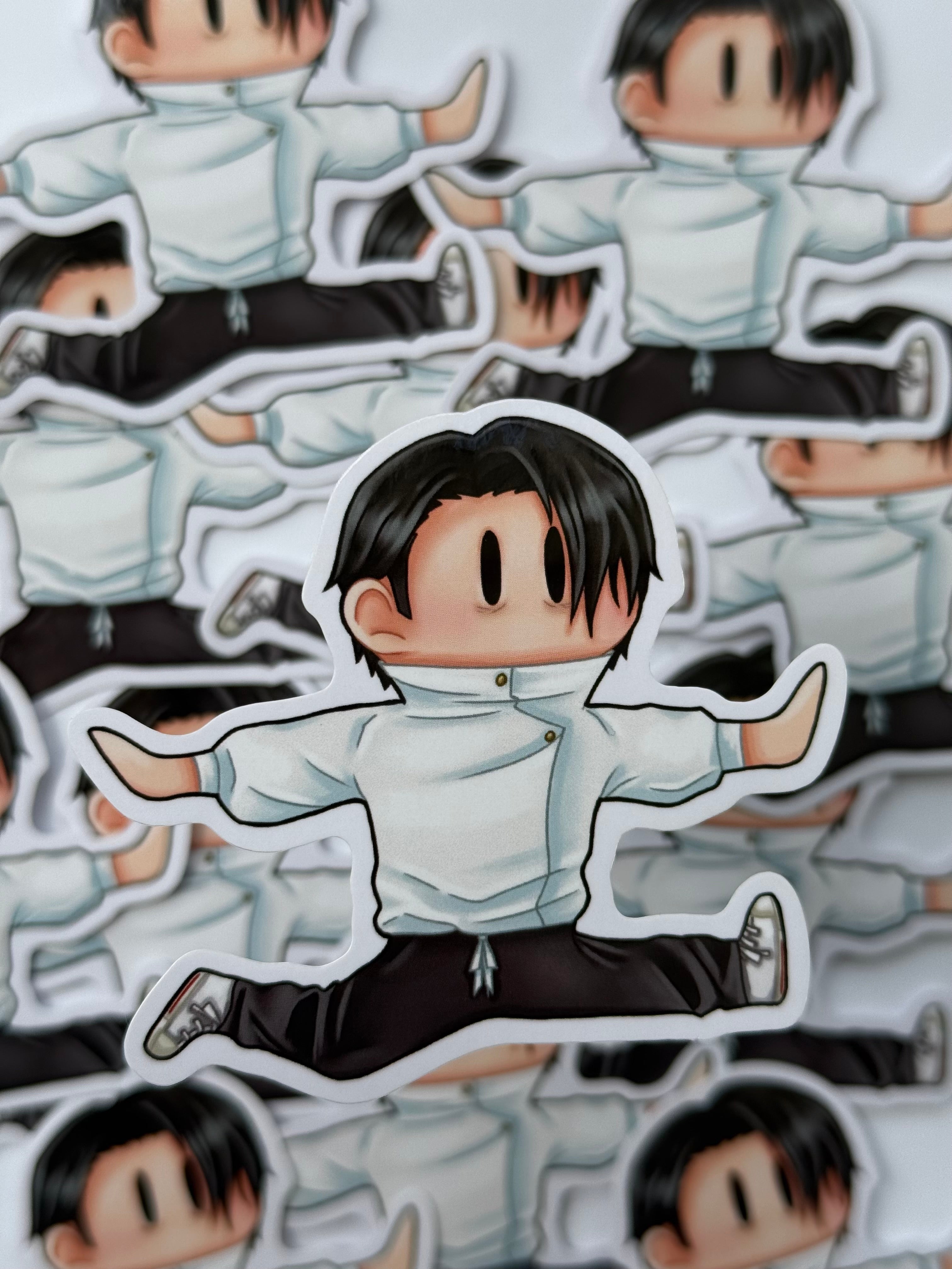 Jumping sorcerer sticker (cursed)