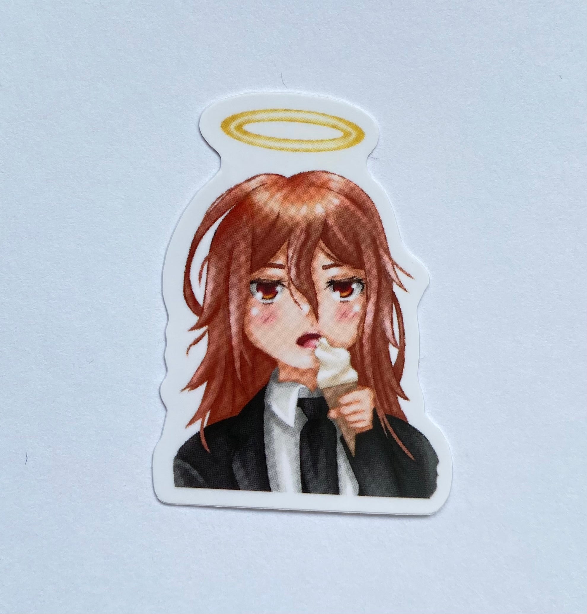 Angel and devil sticker
