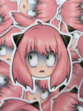 Telepath girl sticker (shocked)