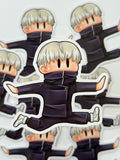 Jumping sorcerer sticker (salmon)