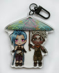 Timebomb umbrella keyring