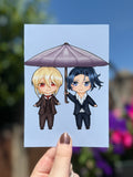 Sherliam umbrella print