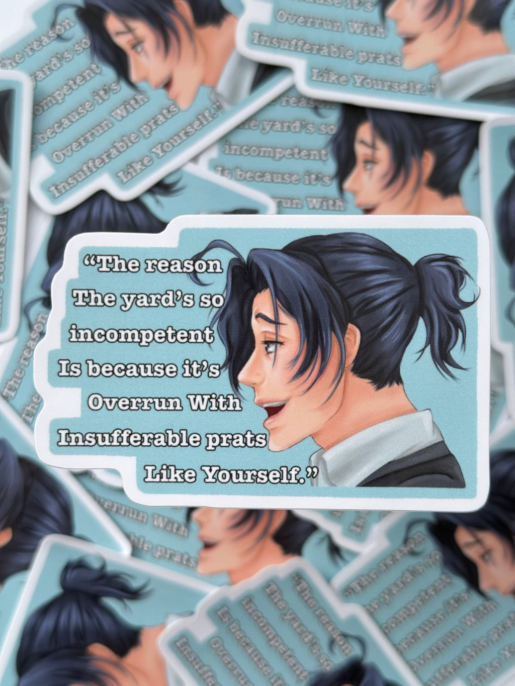 Detective anime quote sticker