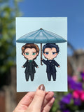 Alcroft umbrella print