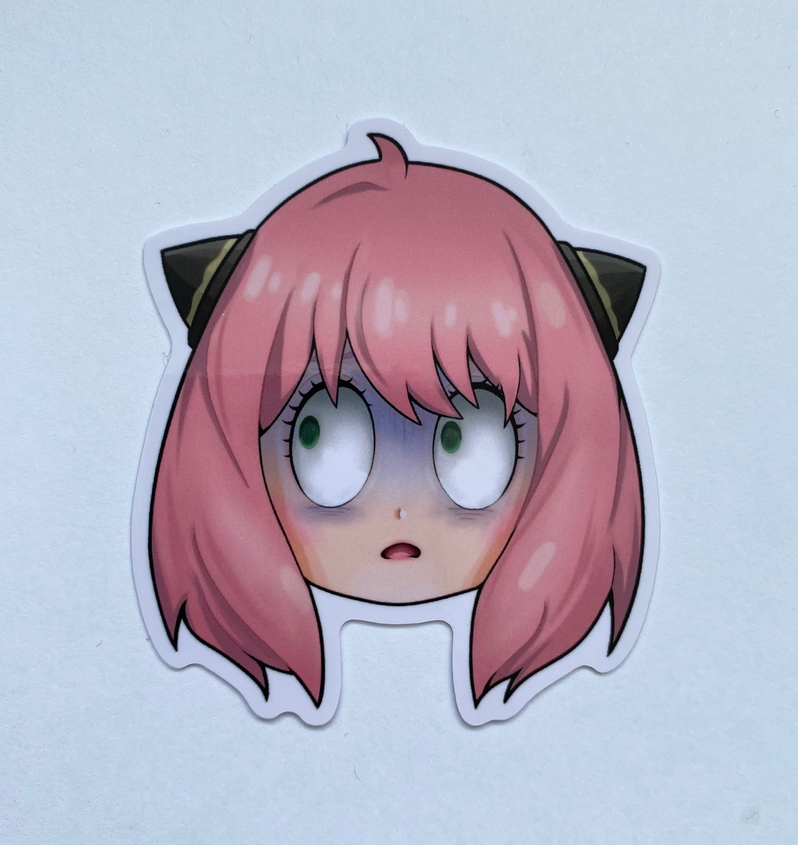 Telepath girl sticker (shocked)