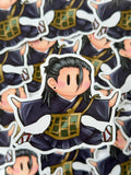 Jumping sorcerer sticker (bangs guy)