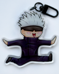 Jumping sorcerer keyrings