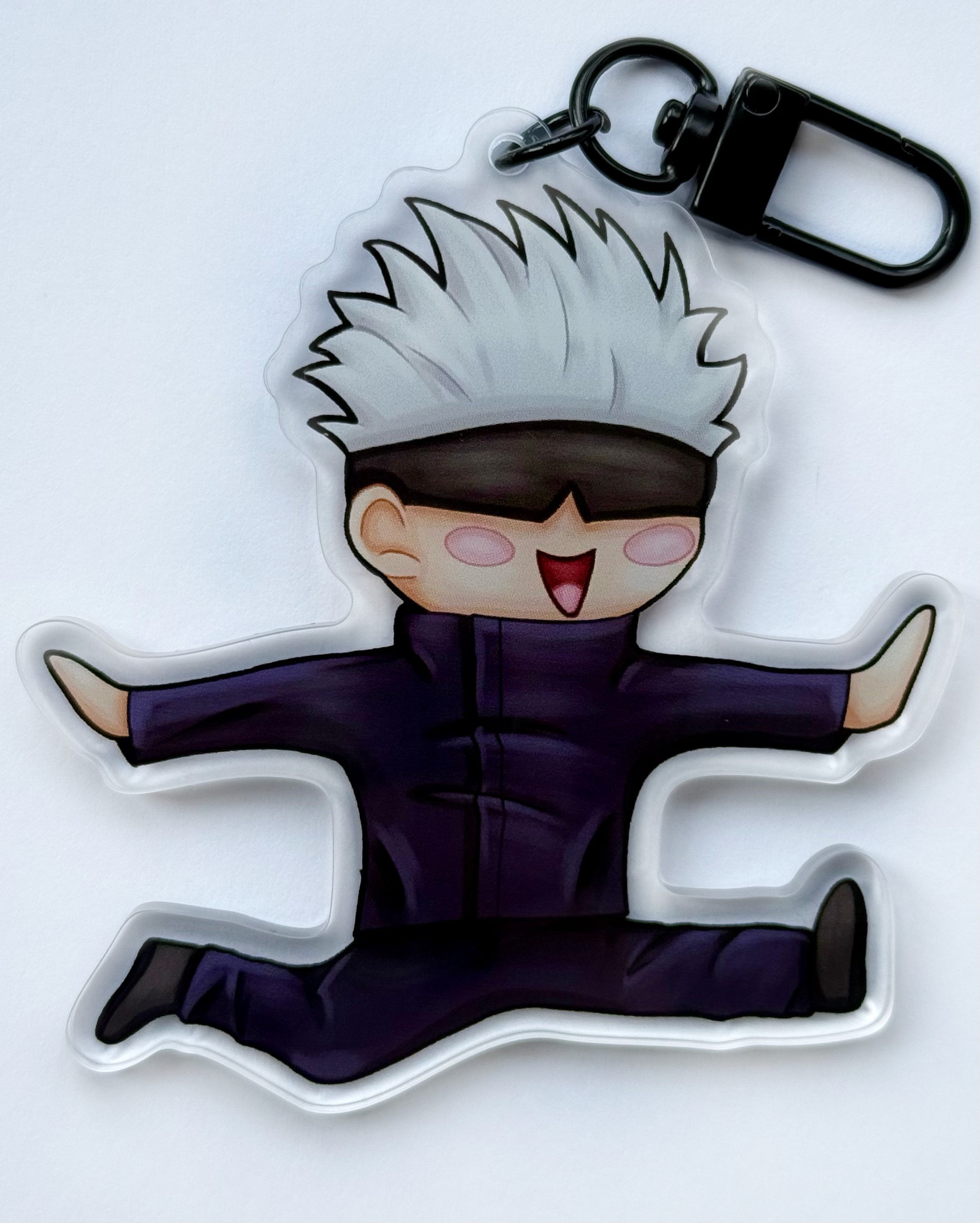 Jumping sorcerer keyrings