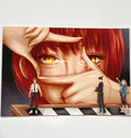Devil chessboard print