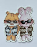 Kpop animal duo stickers