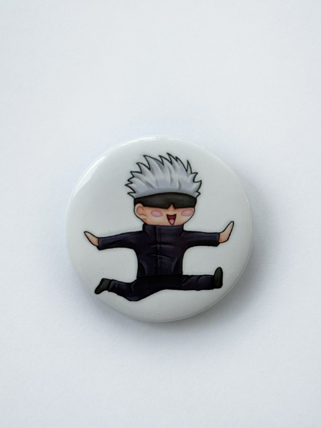 Jumping sorcerer button badges