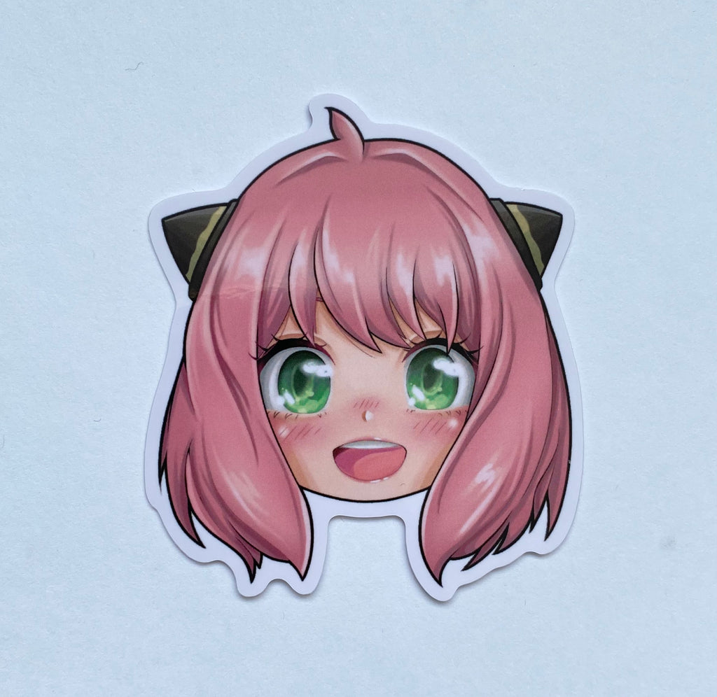 Telepath girl sticker (happy)