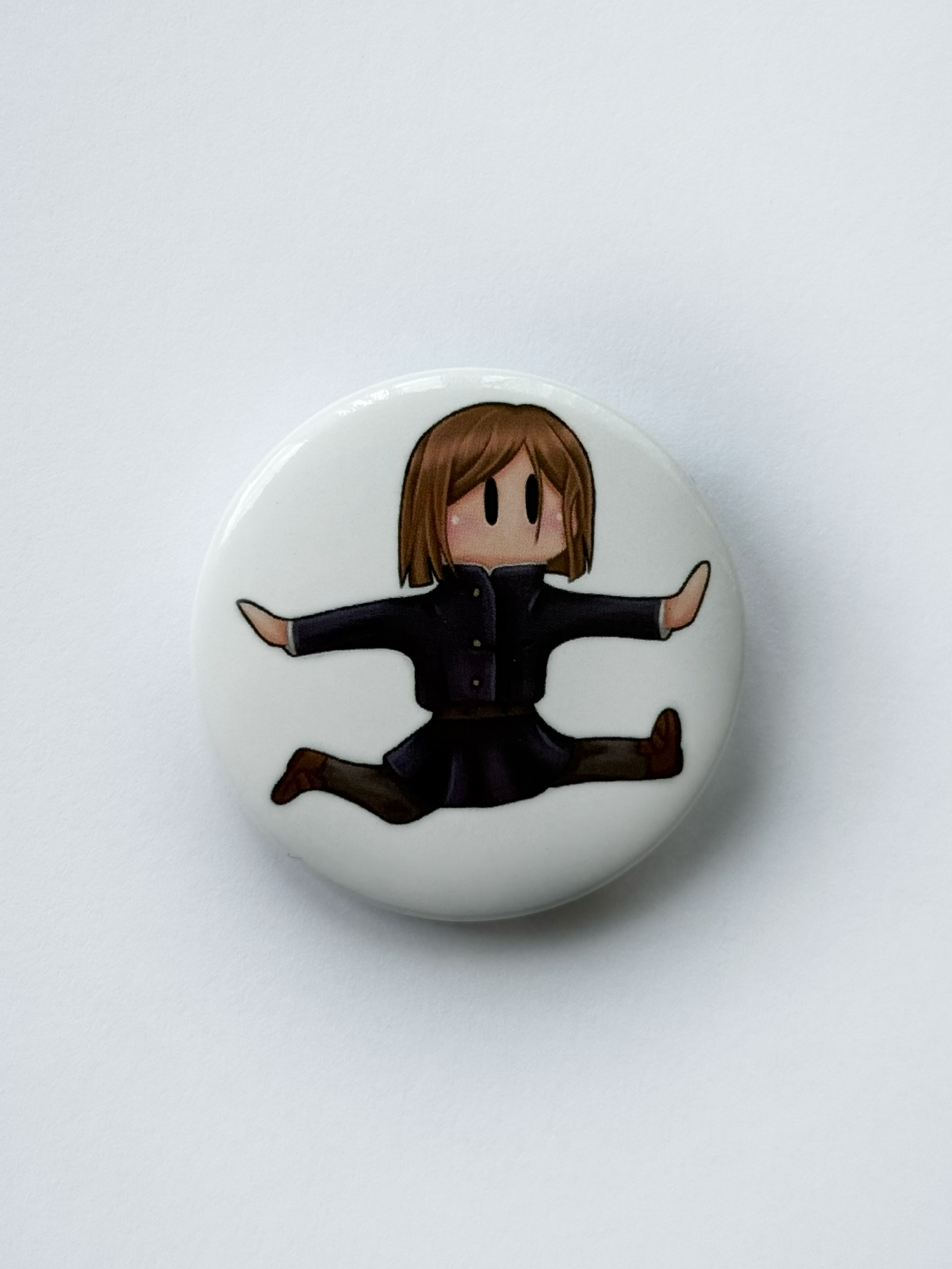 Jumping sorcerer 1st year button badges